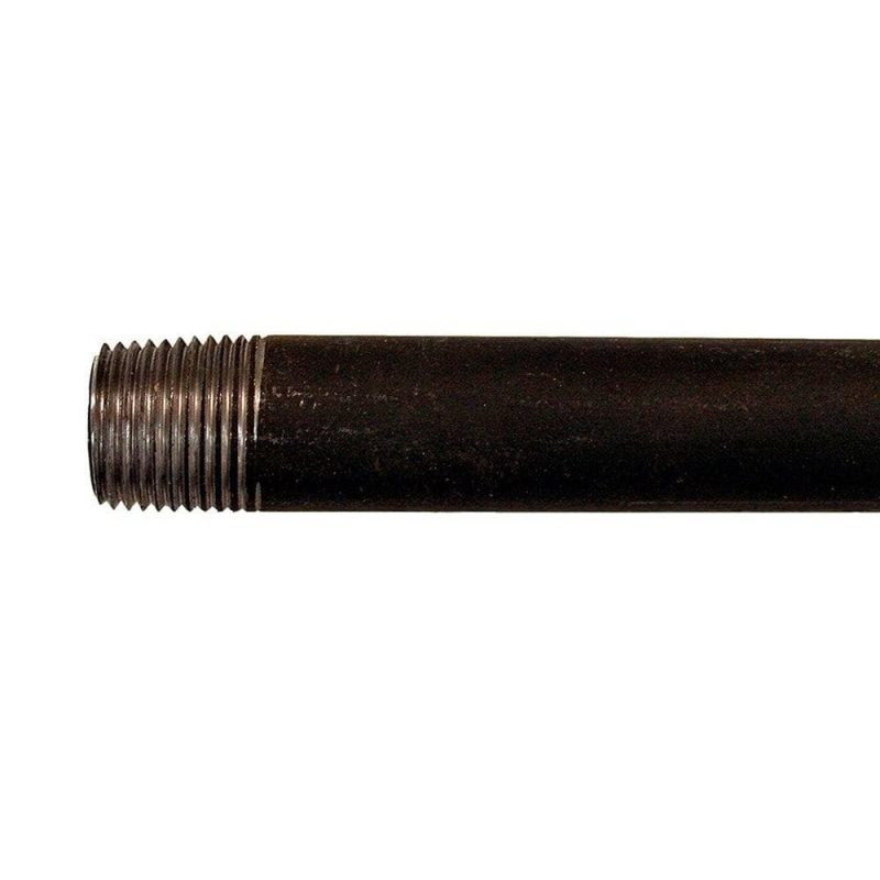 1/2" x 24" Ready Cut Pipe Black