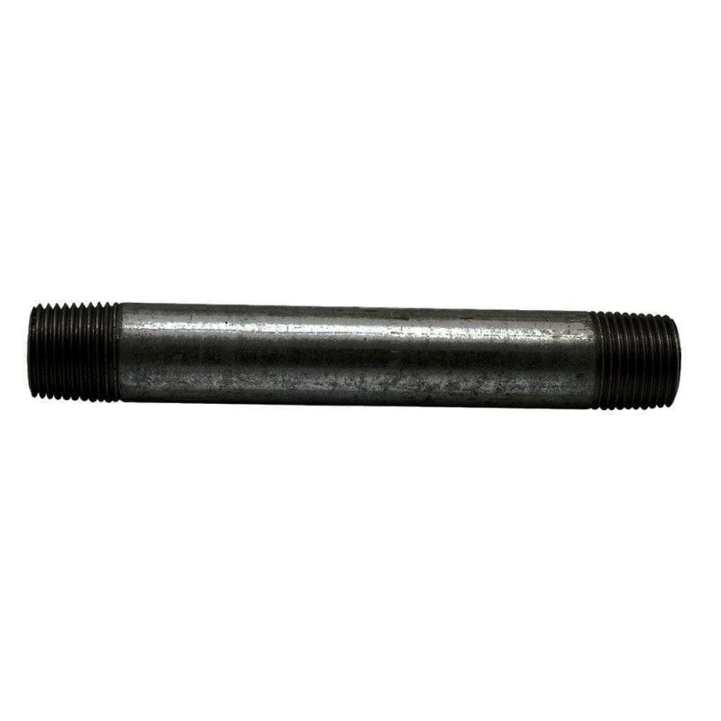 1/2" Pipe Nipple 6-Pack Assort Black