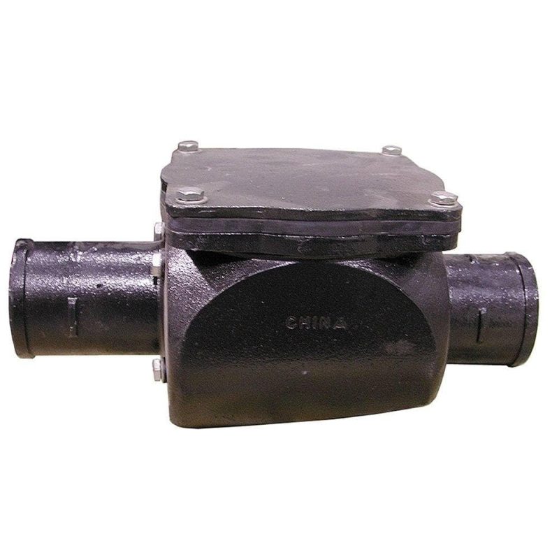 3" X 4" PVC Sewer Popper Cleanout Relief Valve | Schedule 40 | White Threaded Fitting