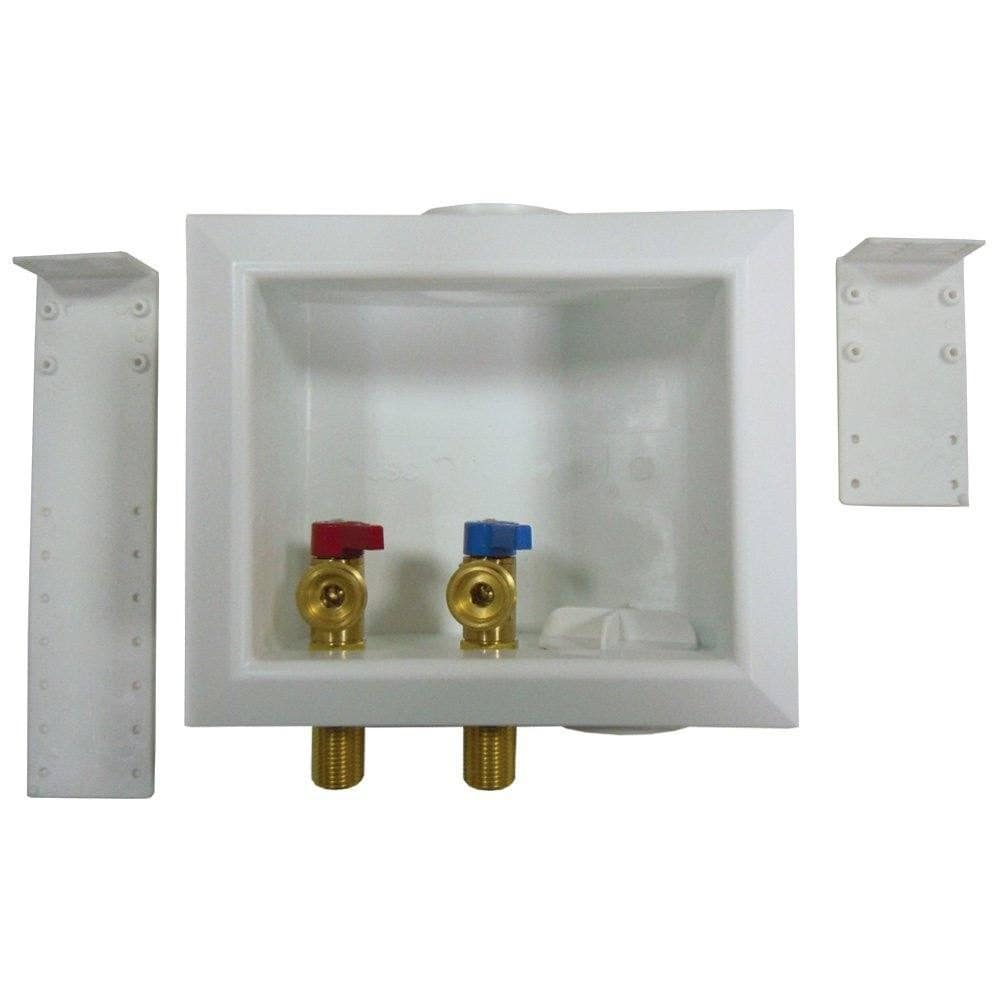 Washing Machine Box, Right Outlet Without Hammer Arrester, 1/2" MIP/SWT
