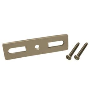 Aluminum Bar with 2 Screws for Waste and Overflow