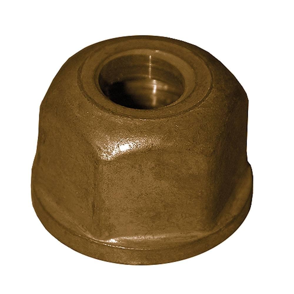1/2" - 14 x 9/16" Regular Brass Basin Nut, 10 pcs.