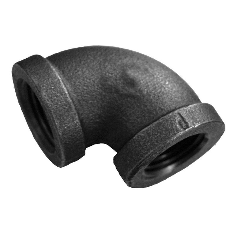 3/8" 90 Elbow Black