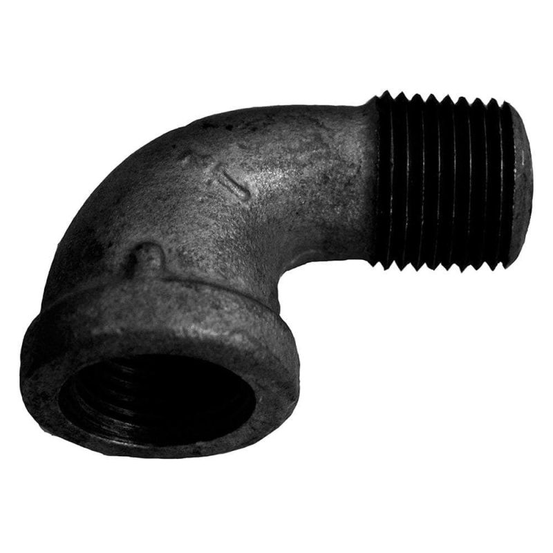 1/2" Street 90 Elbow Black