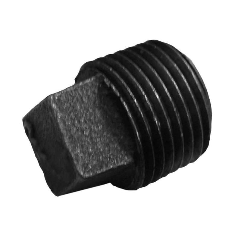 1-1/2" Square Head Plug Black