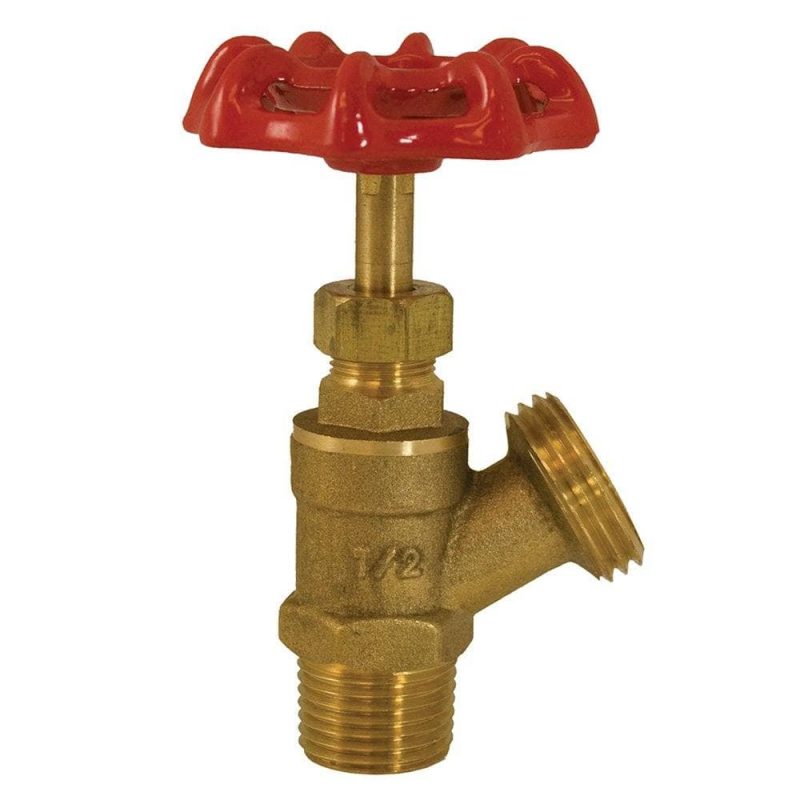 3/4" MIP x 3/4" MHT Brass Broiler Drain Valve
