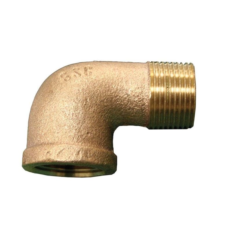 3/8" 90 Bronze Street Elbow, Lead Free