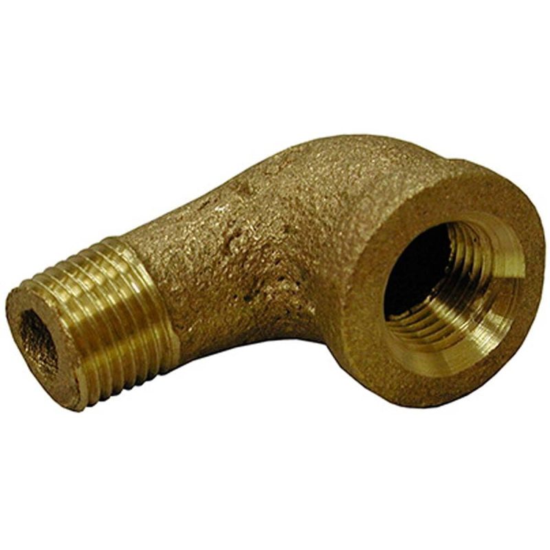 1/2" 90 Bronze Street Elbow, Lead Free