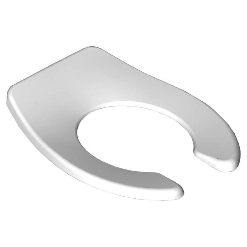 Commercial Juvenile Toilet Bowl Seat, White , Round Open Front Less Cover C100BBSSCAM00