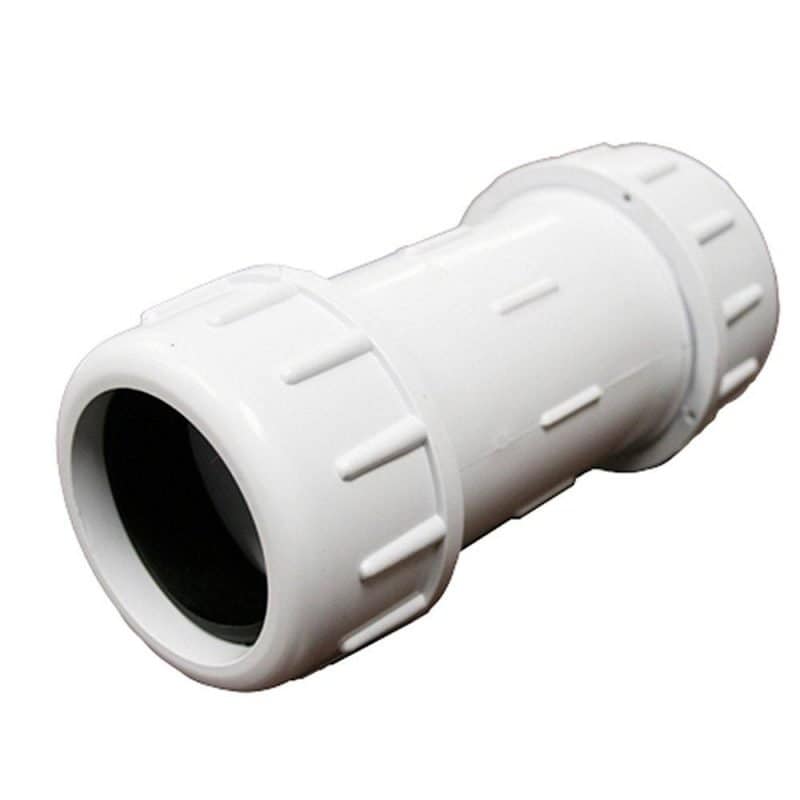 2" IPS PVC Compression Coupling, 6" Body Length