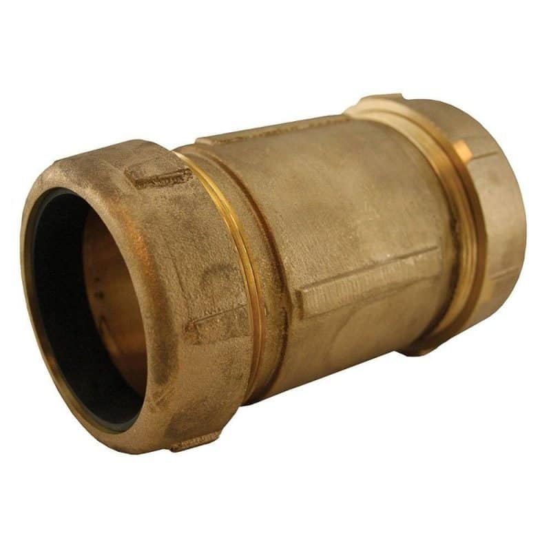 2" IPS Bronze Compression Coupling, Lead Free