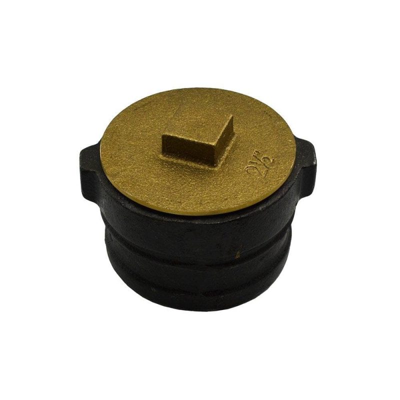 3" No Hub Cleanout With 2-1/2" New Orleans Code Plug - 2-1/4" Height