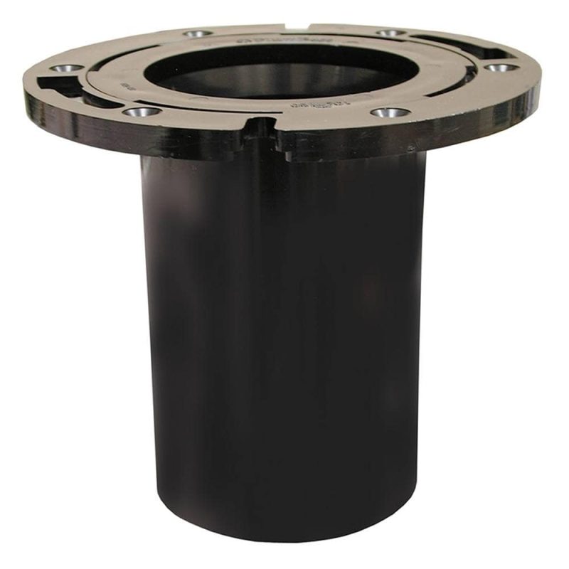 3" x 4" Plumbfit ABS Closet Flange with Adjustable Plastic Ring