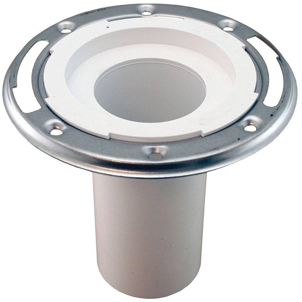 3" Plumbfit PVC Closet Flange with Stainless Steel Ring less Knockout