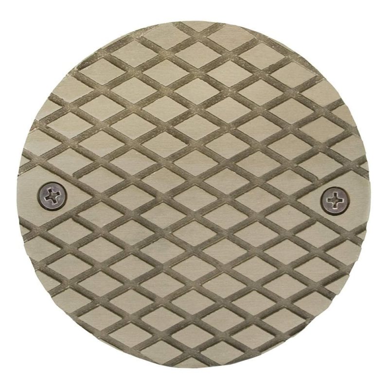 4" Nickel Bronze Round Cast Cleanout Cover
