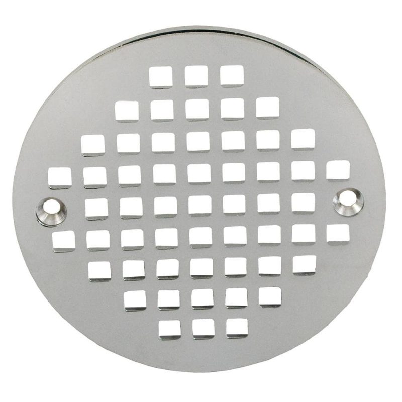4" Chrome Plated Round Cast Coverall Strainer