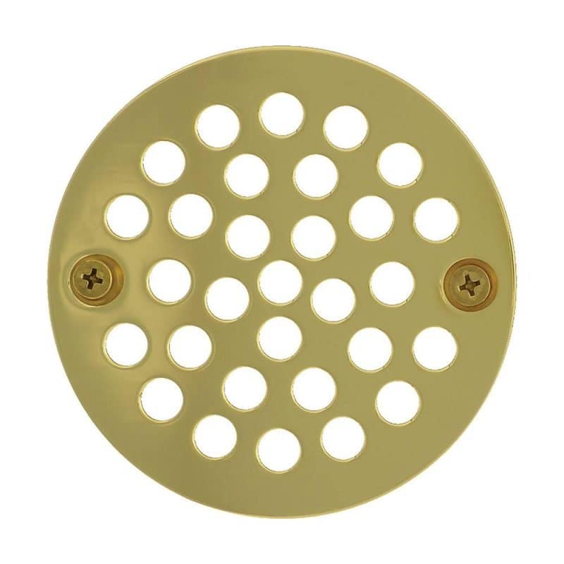 4" Polished Brass (PVD) Round Coverall Strainer
