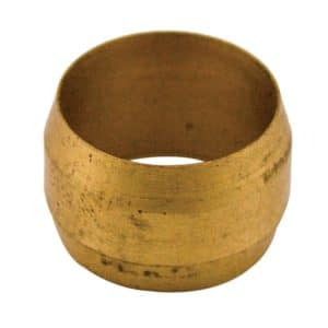 3/8" Brass Compression Sleeve, Carton of 5
