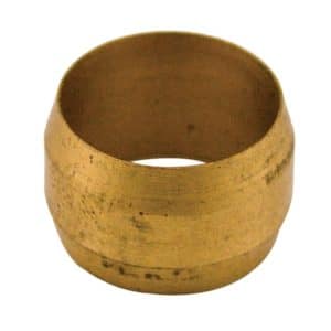 1/2" Brass Compression Sleeve, Carton of 5