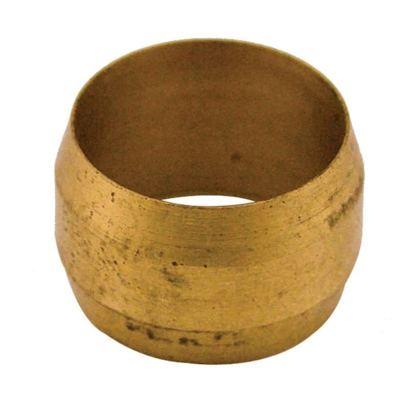 5/8" Brass Compression Sleeve, Carton of 5