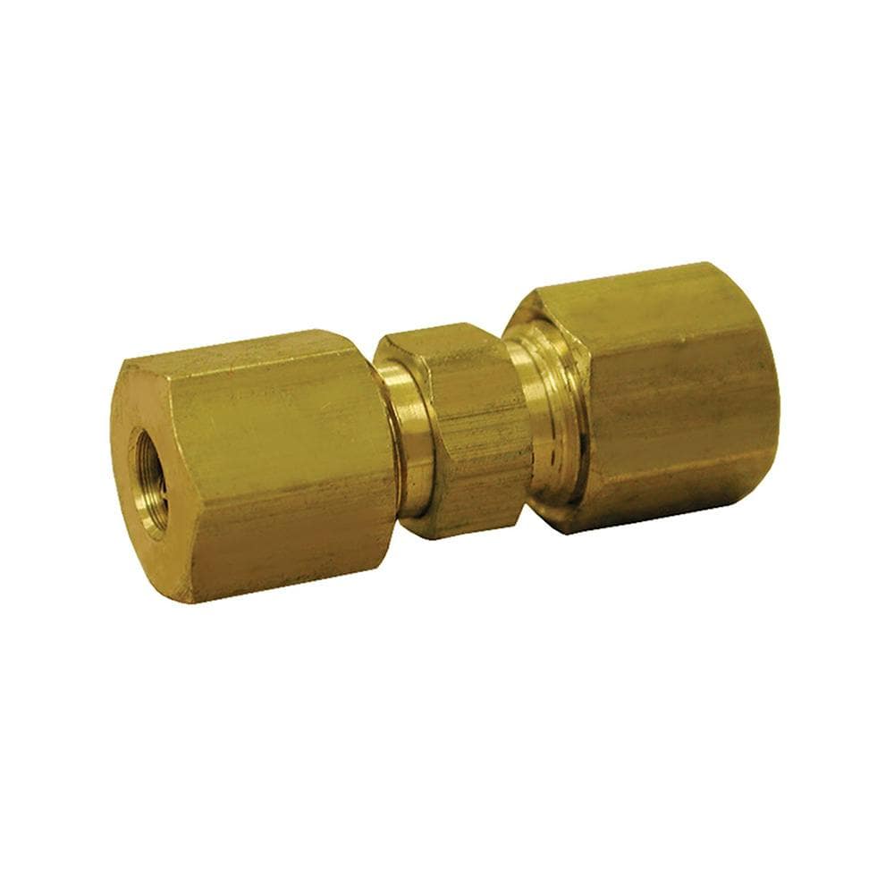 5/8" x 3/8" Brass Compression Union, Lead Free