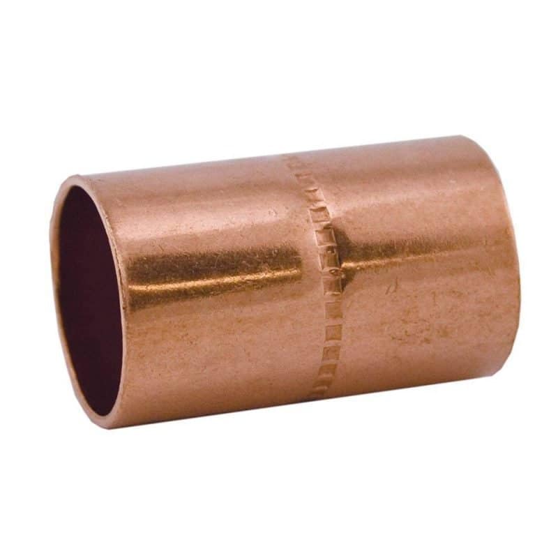 1" Coupling (Socket) Wrot/ACR Solder Joint with Rolled Tube Stop