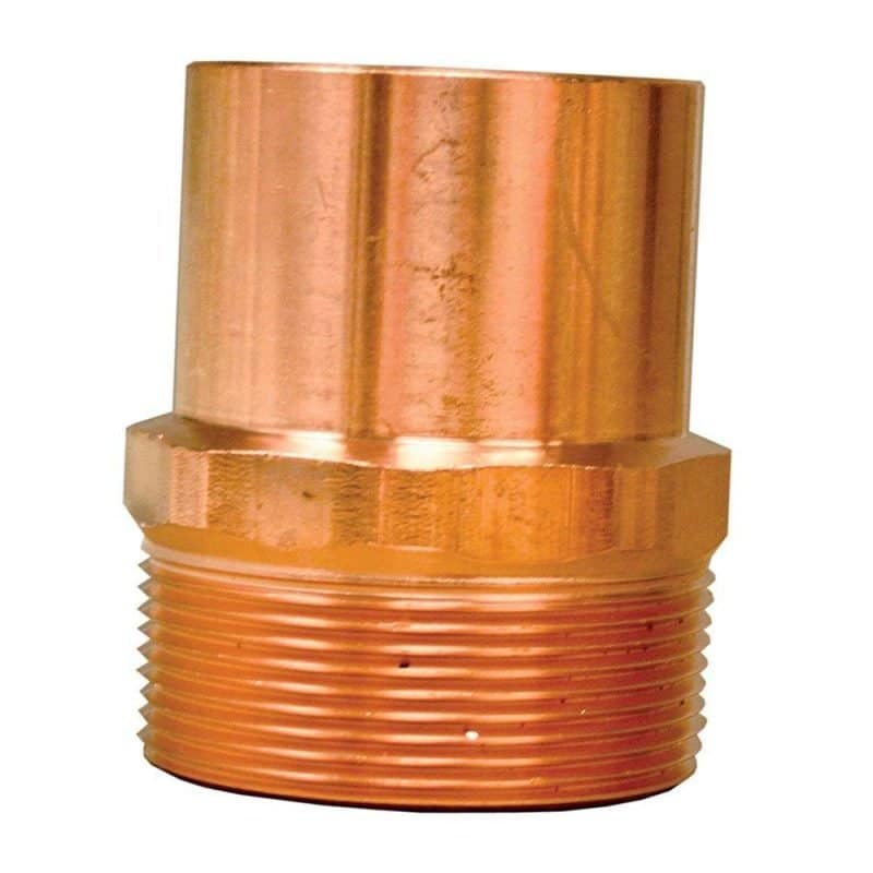 1/2" Wrot/ACR Solder Joint Copper Male Adapter