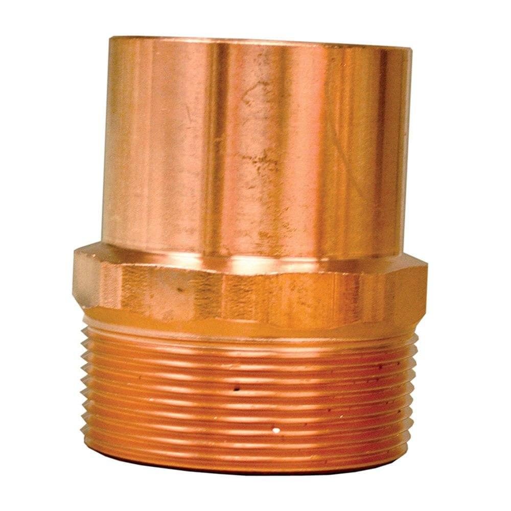1-1/4" Wrot/ACR Solder Joint Copper Male Adapter