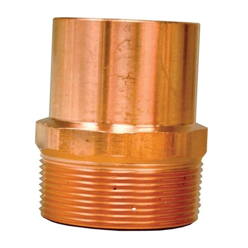 1-1/2" Wrot/ACR Solder Joint Copper Male Adapter