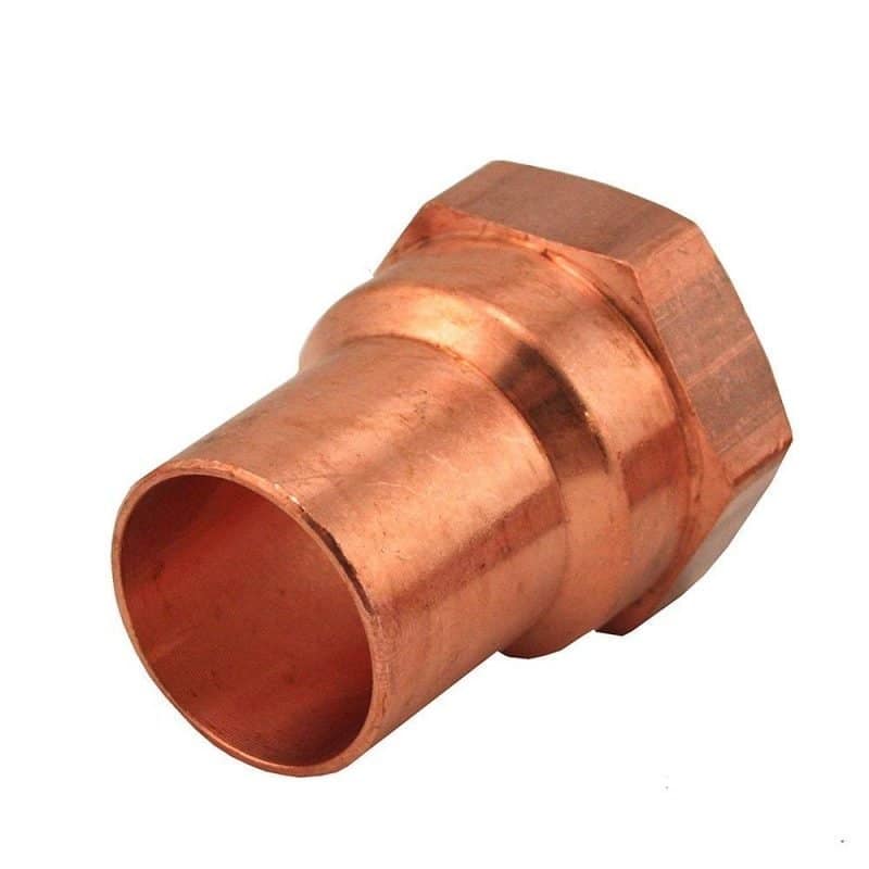 1/2" Wrot/ACR Solder Joint Copper Female Adapter