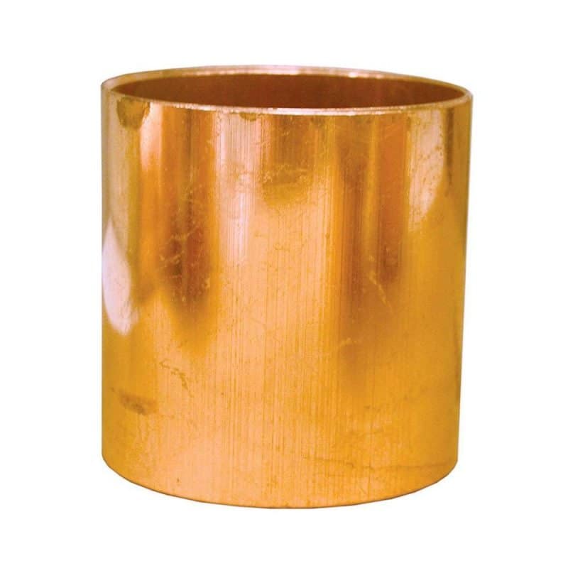 1" Wrot/ACR Solder Joint Copper Coupling (Socket) Less Tube Stop