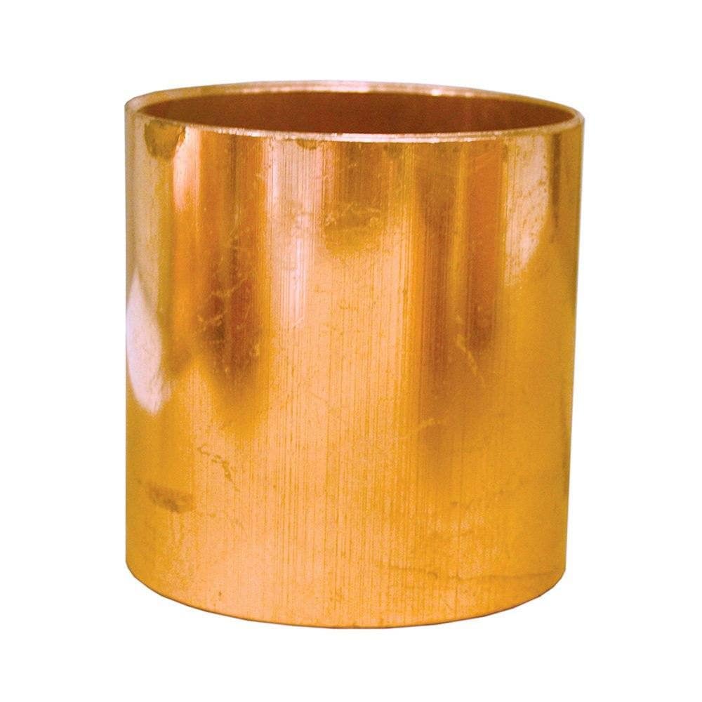 2" Wrot/ACR Solder Joint Copper Coupling (Socket) Less Tube Stop