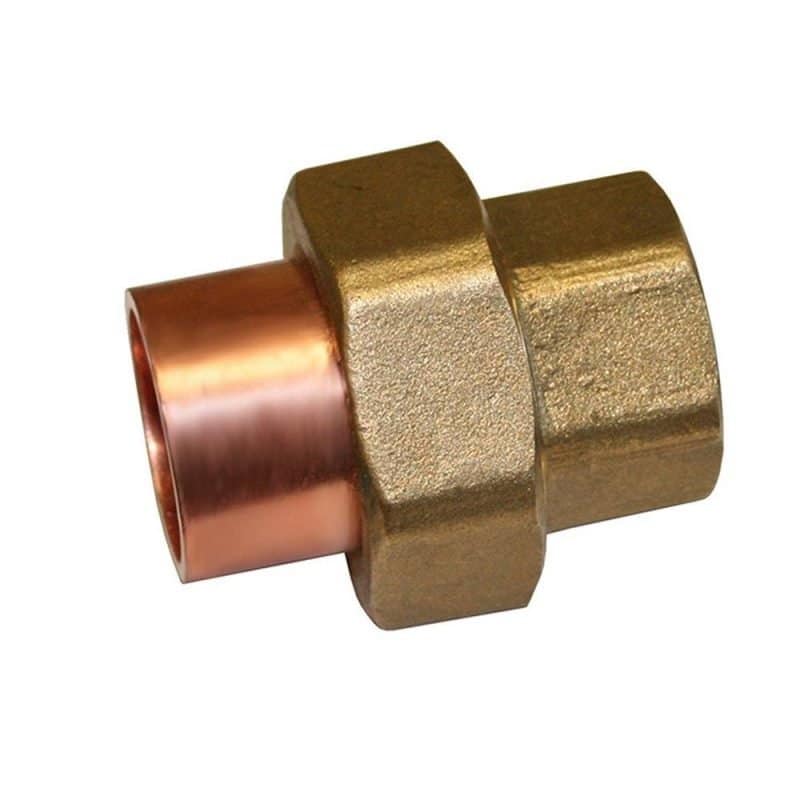2-1/2" Wrot/ACR Solder Joint Copper Union