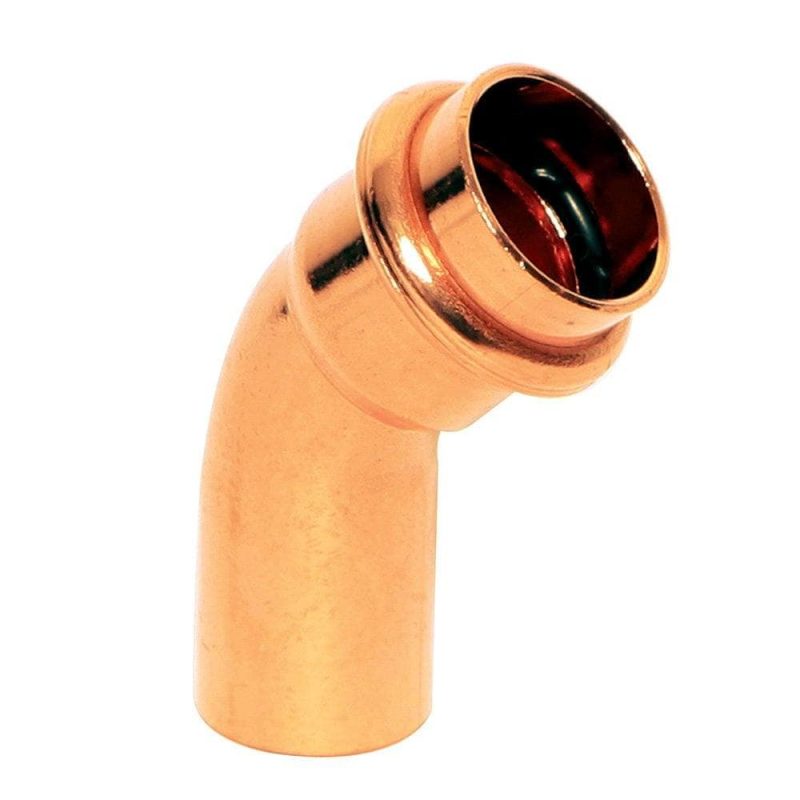 3/4" x 3/4" Copper Press 45 Street Elbow