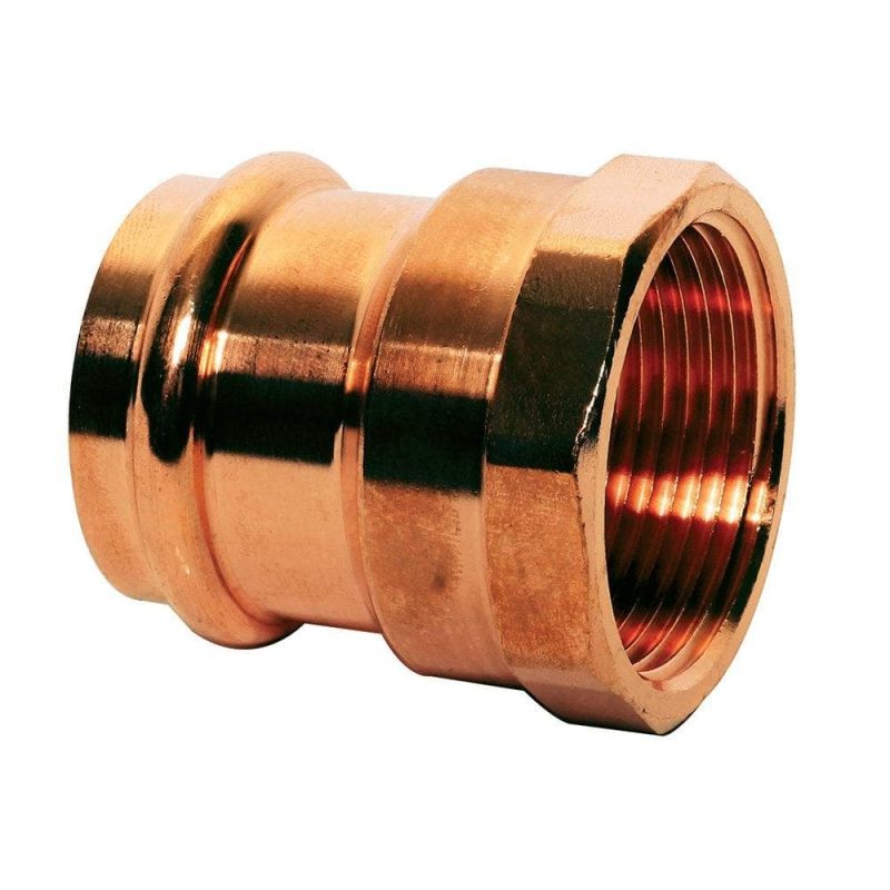1/2" x 1/2" Copper Press Female Adapter