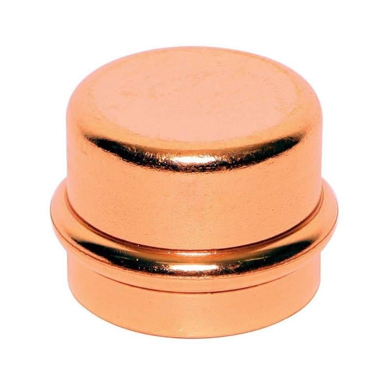 1" Copper Press Cap