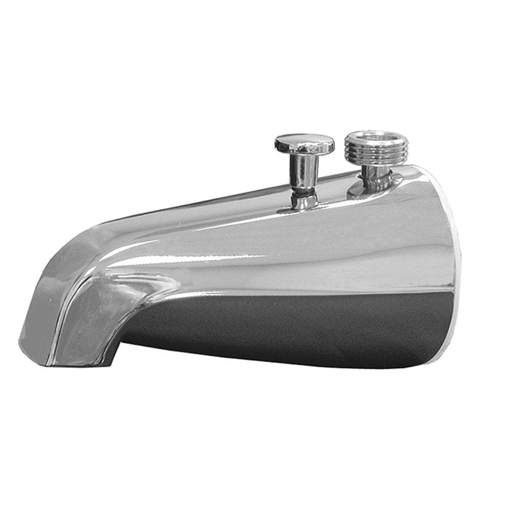 Chrome Plated Diverter Spout For Hand, Shower Hook Up To Bathtub Faucet