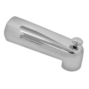 Chrome Plated 7" Diverter Spout with 1/2" CTS Slide Connection