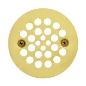 4-1/4" Polished Brass Replacement Strainer with Screws