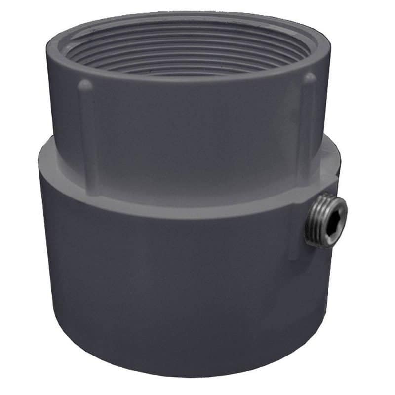 3" x 4" PVC Pipe Fit Drain Base, for 3-1/2" Spud