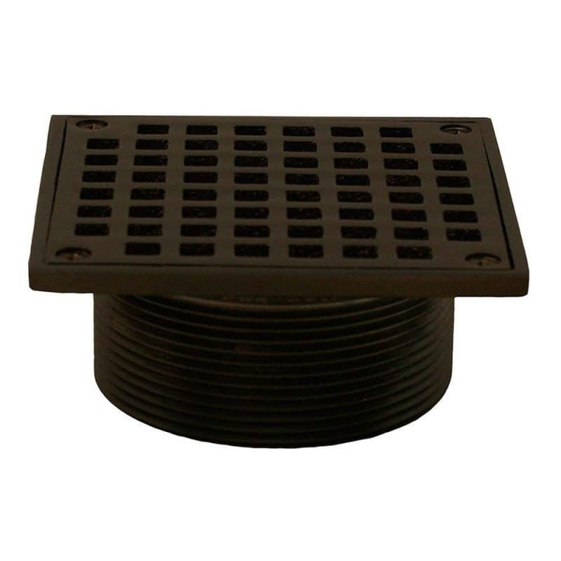Oil Rubbed Bronze 3-1/2" Metal Spud with 5" Square Strainer