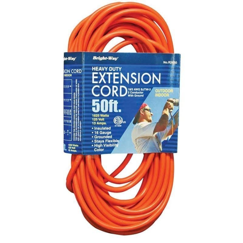 16/3 50 ft. Orange Extension Cord