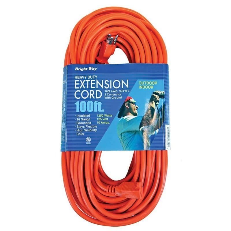 14/3 100 ft. Orange Extension Cord