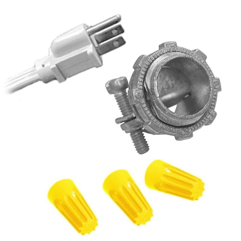Garbage Disposal Wiring Kit for 3' Cord with Straight Plug