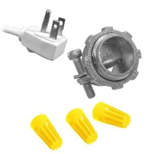 Garbage Disposal Wiring Kit for 3' Cord with Angle Plug