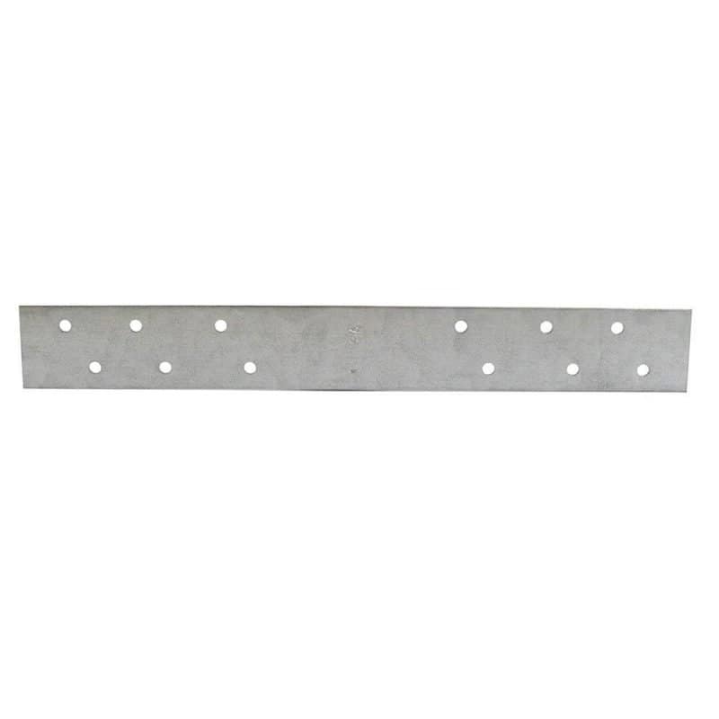 1-1/2" x 12" Galvanized Steel Standard F.H.A. Strap with 6 Offset Holes, 16 Gauge, Box of 50