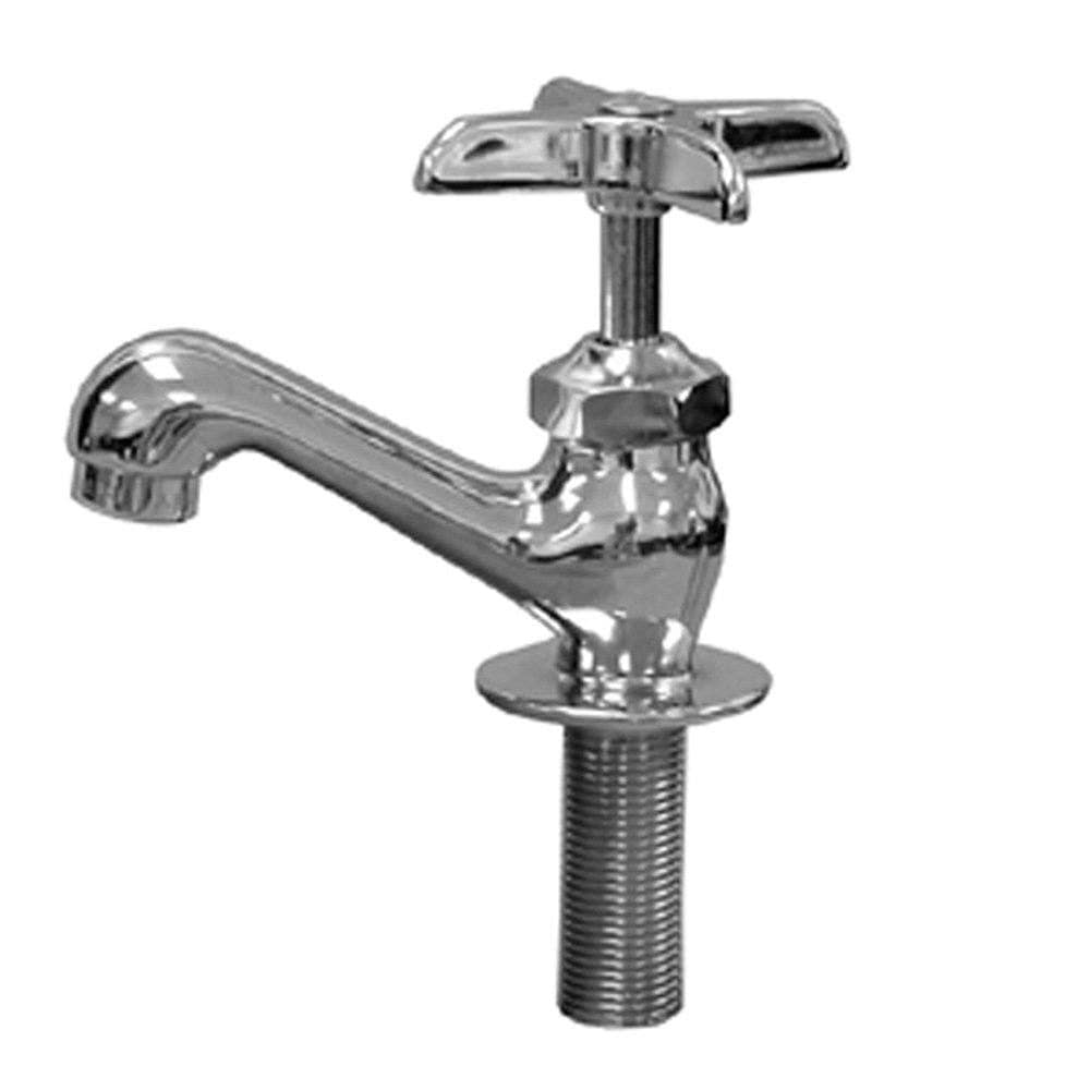 Chrome Plated Heavy Pattern Basin Faucet with Aerator - Lead Free