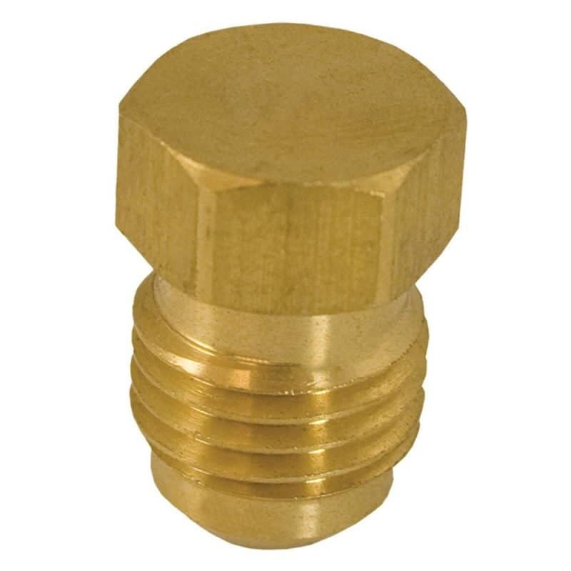 3/8" Brass Flare Plug