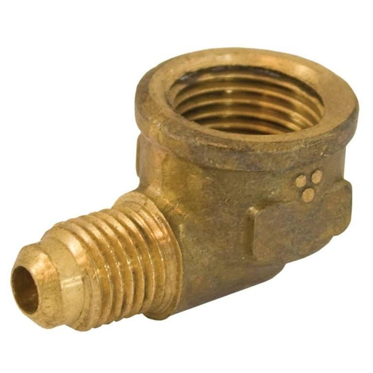 5/8" x 3/4" Brass Flare x FIP 90° Elbow RJ Supply House