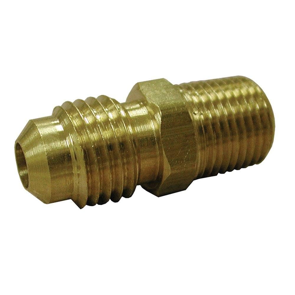 1/4" x 3/8" Brass Flare x Male Half Union